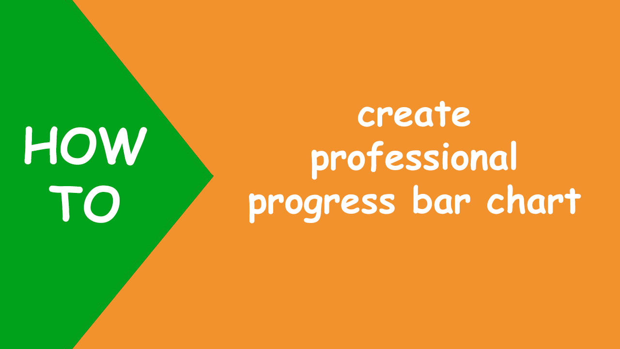 You are currently viewing How to create professional progress bar chart in Excel