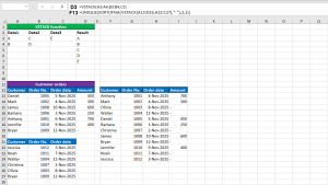 Read more about the article Combining and sorting unique arrays vertically using Excel VSTACK function